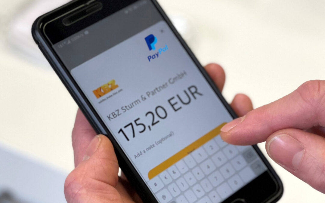 Zahlung nun auch per PayPal