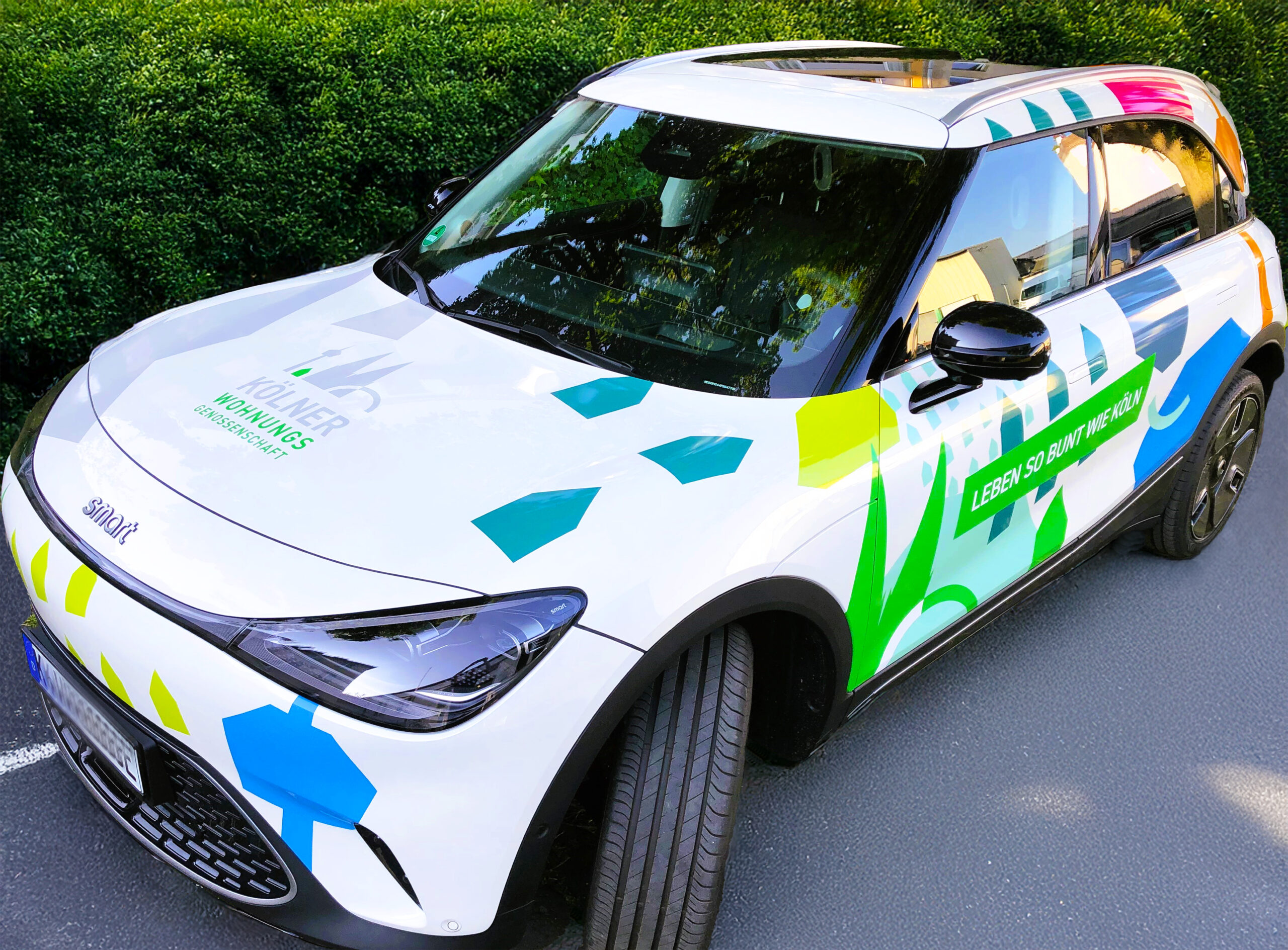 Fahrzeugfolierung in Köln Nippes: Bunt. Sichtbar. KBZ.